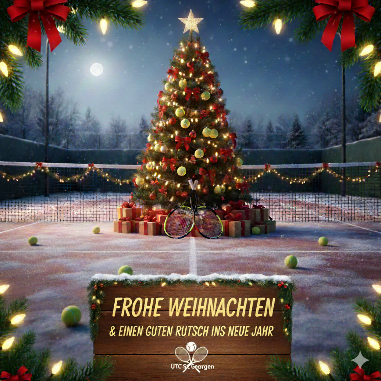 Frohe Weihnachten und einen guten Rutsch ins Neue Jahr