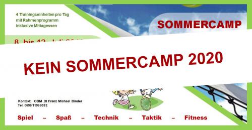 Tennis Sommercamp 2020